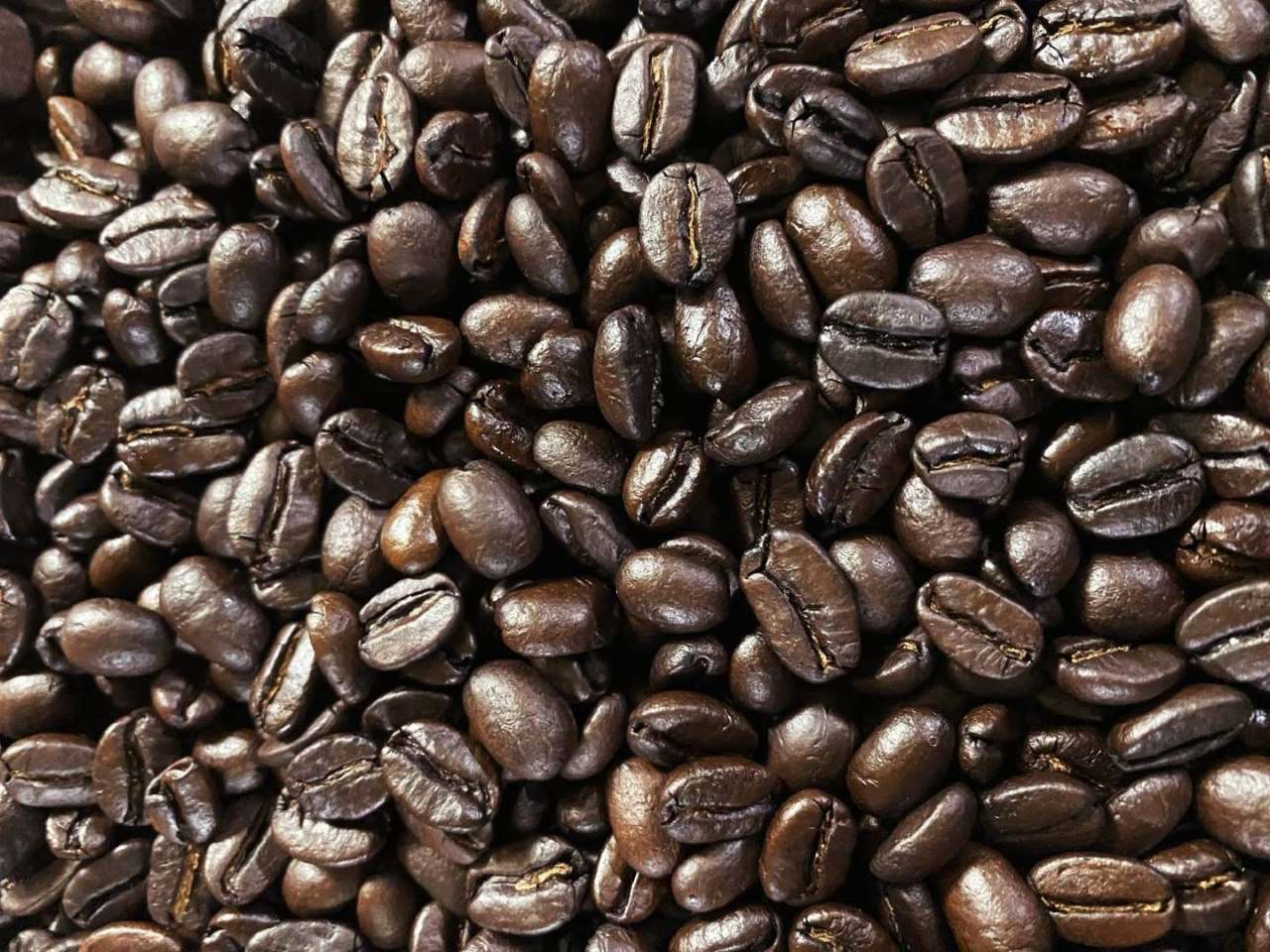 Granos de café tostado, de cerca