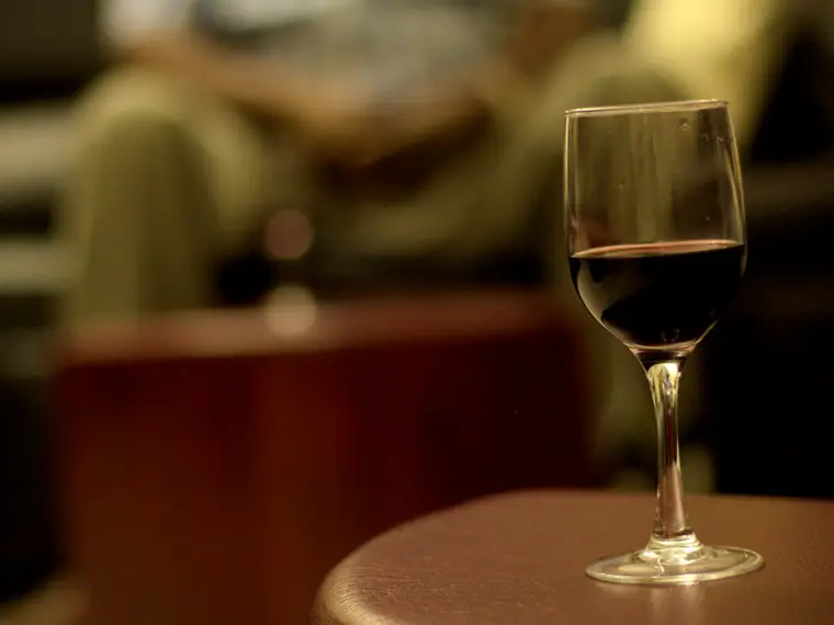 Copa de vino tinto
